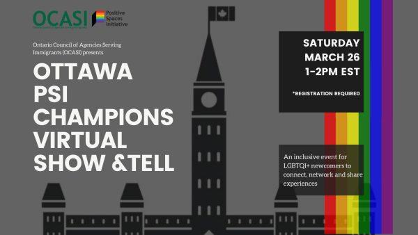 poster describing the details of the Ottawa show & tell event